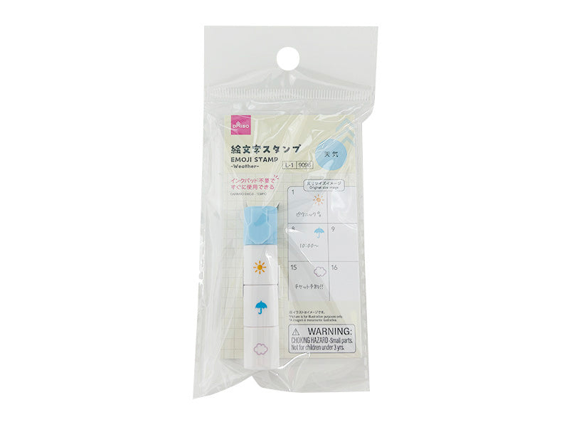 絵文字スタンプ（天気） ダイソー(DAISO)