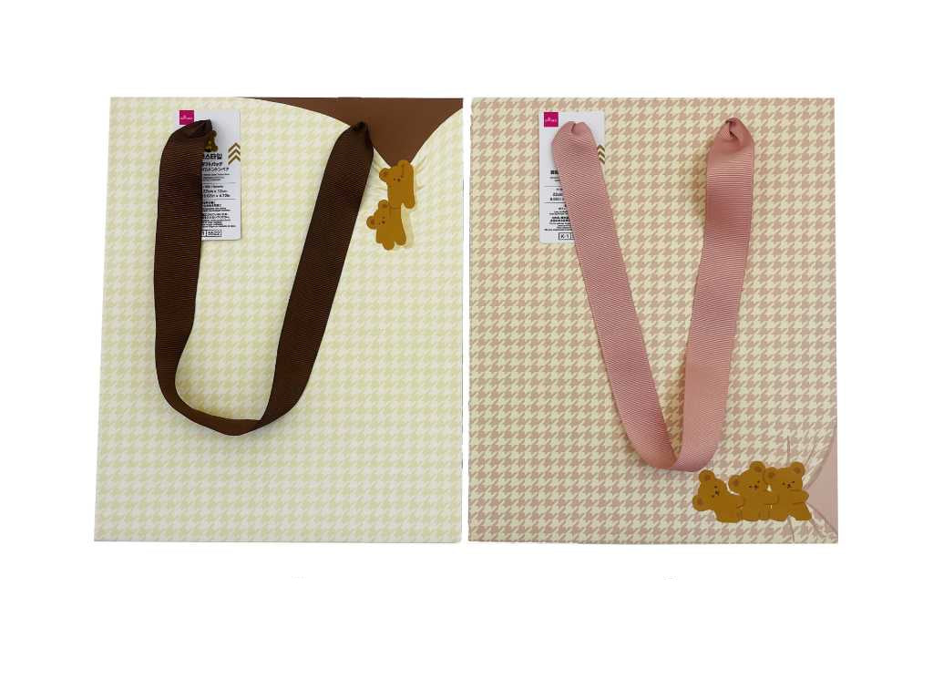 縦型ギフトバッグ（韓国スタイルトントンベア） ダイソー(DAISO)