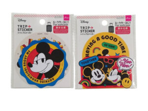 トリップステッカー、２枚（ミッキー＆フレンズ） ダイソー(DAISO)