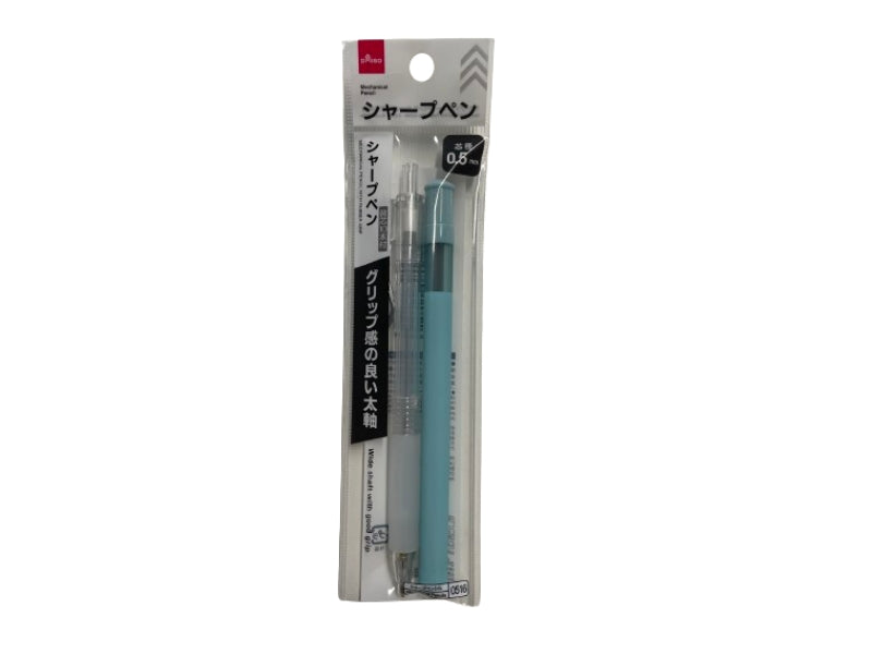 ラバーグリップシャープペン（替え芯１０本付） ダイソー(DAISO)