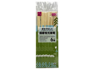 国産桧元禄箸 ６膳 ダイソー(DAISO)