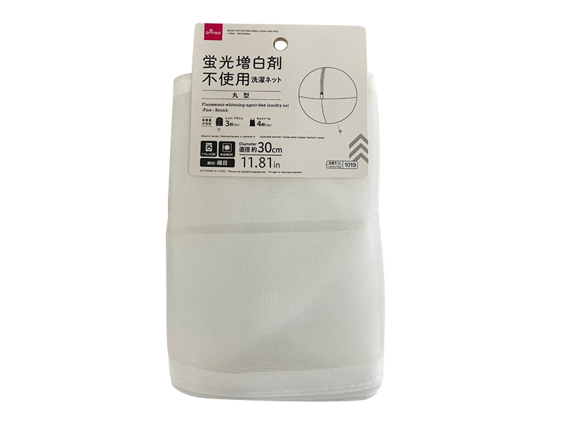 蛍光増白剤不使用洗濯ネット（細目、丸型） ダイソー(DAISO)
