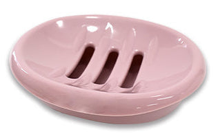 石けん台（オリーブ、ドーンピンク） ダイソー(DAISO)