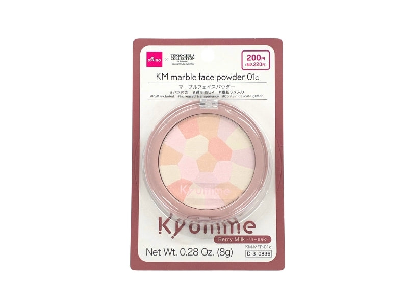 ＫＭ マーブルフェイスパウダー ０１ｃ ダイソー(DAISO)
