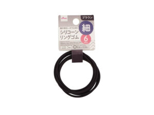 シリコーンリングゴム（ブラウン、６個） ダイソー(DAISO)