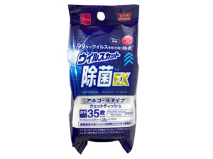 ウイルスカット除菌ＥＸウェット（おでかけ、３５枚） ダイソー(DAISO)