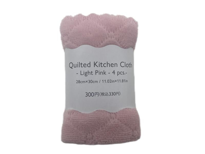 キルトキッチンクロス（ＬＰＫ、４枚） ダイソー(DAISO)