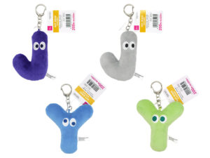 マスコットキーホルダー（アルファベット、Ｊ、Ｙ） ダイソー(DAISO)