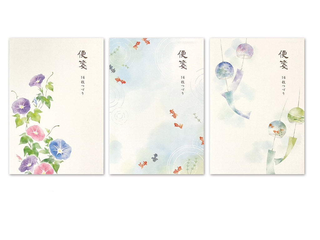 便箋（夏柄、和柄） ダイソー(DAISO)