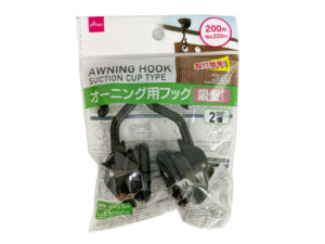 オーニング用フック（吸盤タイプ、２個） ダイソー(DAISO)