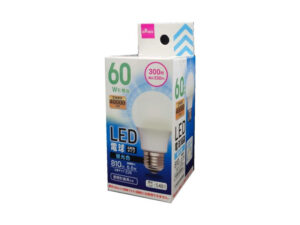 ＬＥＤ電球（６０Ｗ形相当、昼光色） ダイソー(DAISO)