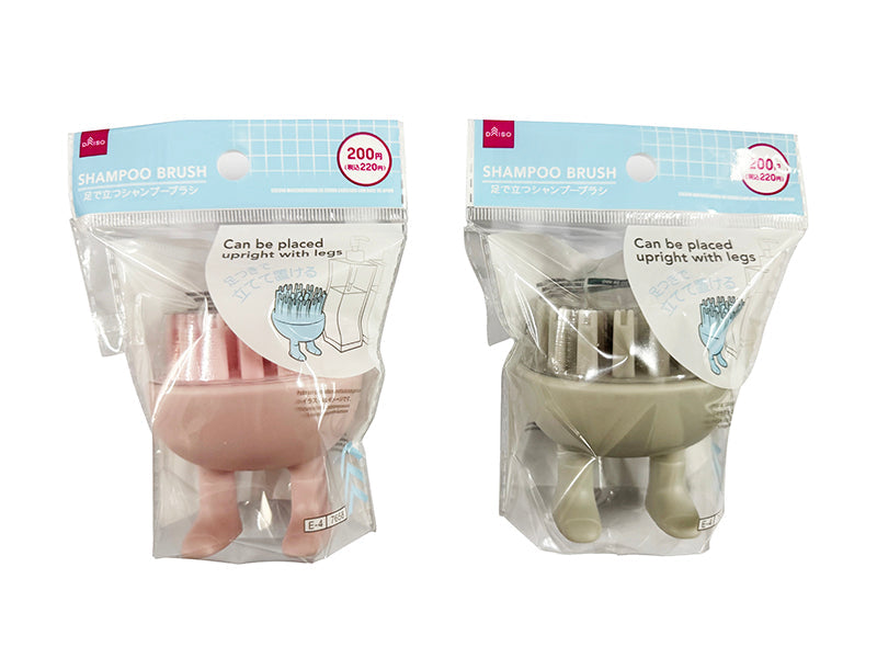 足で立つシャンプーブラシ ダイソー(DAISO)