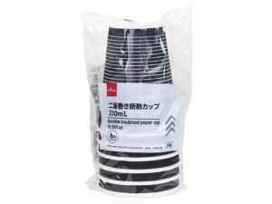 二重巻き断熱カップ（６個） ダイソー(DAISO)