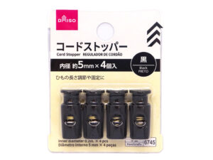 コードストッパー（黒） ダイソー(DAISO)