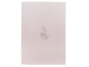 カラーノート（Ａ５、方眼５ｍｍ、４０枚、フラワー、ピンク） ダイソー(DAISO)