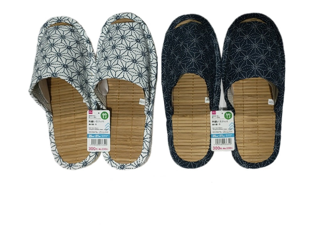 外縫いスリッパ（麻の葉、竹） ダイソー(DAISO)