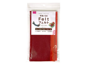 フェルト（レッド系カラー、５枚） ダイソー(DAISO)