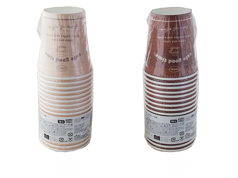 ペーパーカップ（カフェ、１８個） ダイソー(DAISO)