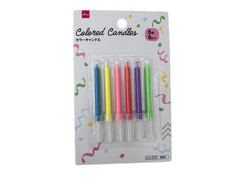 カラーキャンドル ダイソー(DAISO)