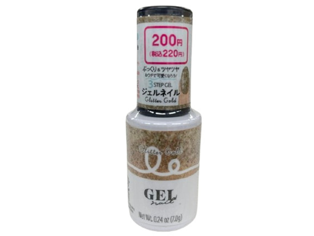 ＢＲＧ ジェルネイル ５グリッターゴールド ダイソー(DAISO)