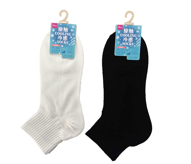 接触冷感ソックス（レディース、アンクル丈） ダイソー(DAISO)
