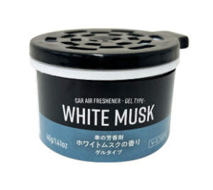 車の芳香剤（ホワイトムスクの香り、ゲルタイプ） ダイソー(DAISO)
