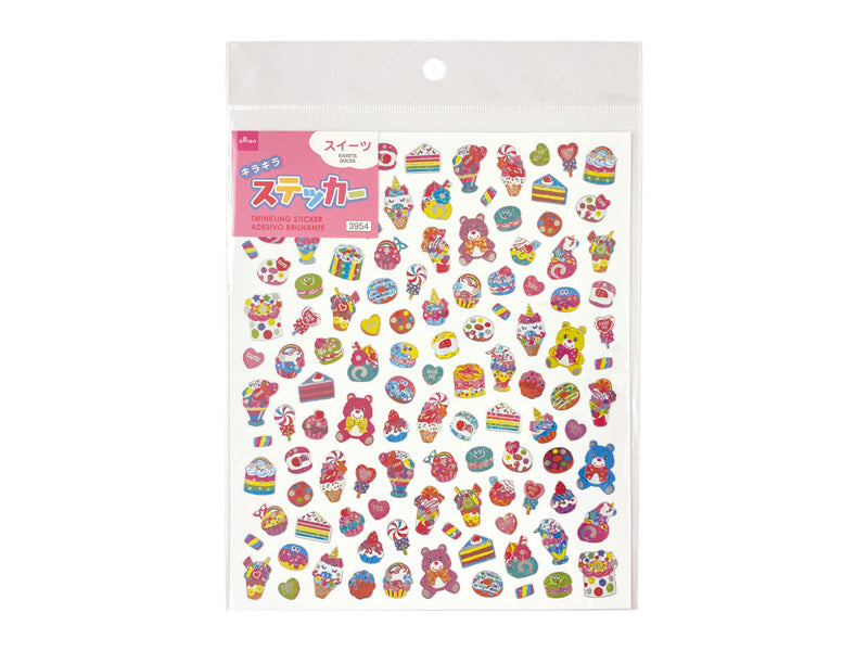 キラキラステッカー（スイーツ） ダイソー(DAISO)