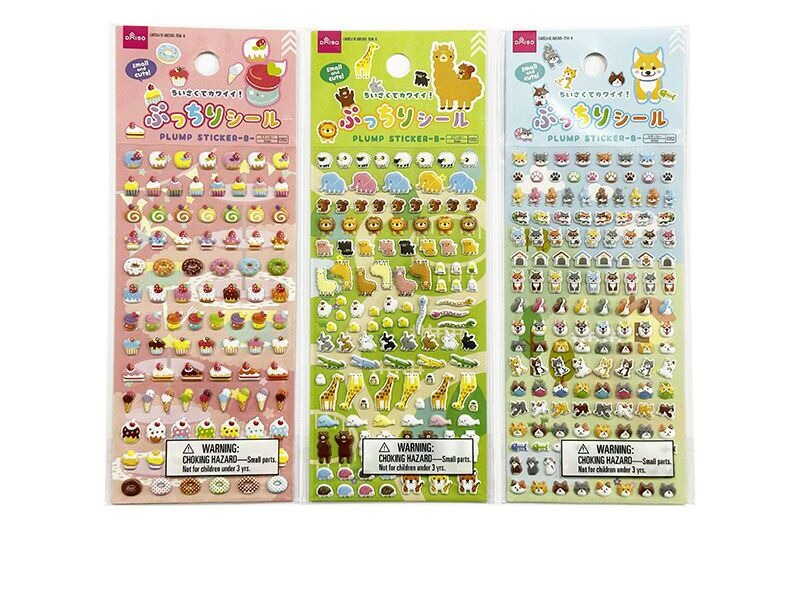 ぷっちりシール（アイテム、Ｂ） ダイソー(DAISO)