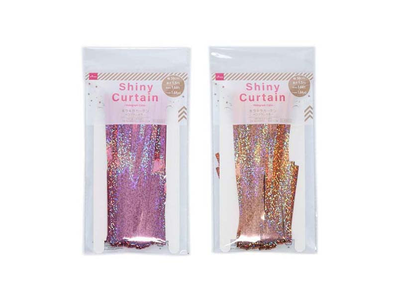 キラキラカーテン（ホログラムカラー） ダイソー(DAISO)