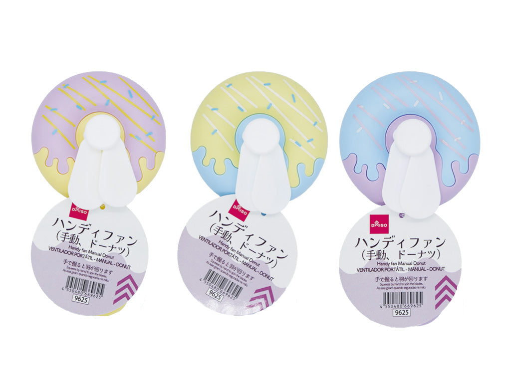 ハンディファン（手動、ドーナツ） ダイソー(DAISO)