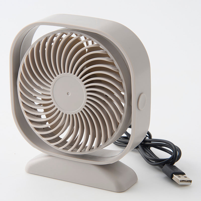 扇風機（ＵＳＢ、四角丸型、ブラケット付、ＷＧＹ） ダイソー(DAISO)