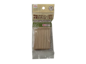 木製スプーン（ミニ、３０本） ダイソー(DAISO)