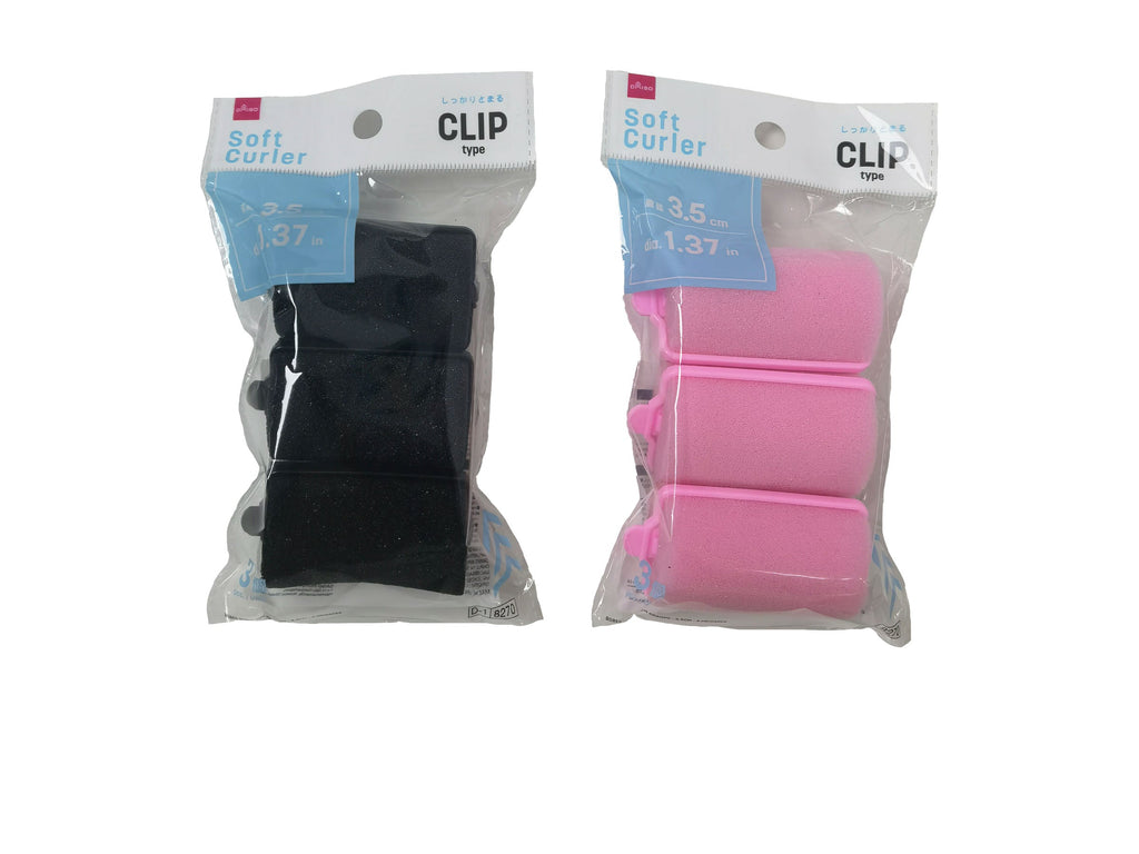 クリップ付ソフトカーラー（３個） ダイソー(DAISO)