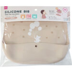 シリコーンビブ（クマと風船柄） ダイソー(DAISO)