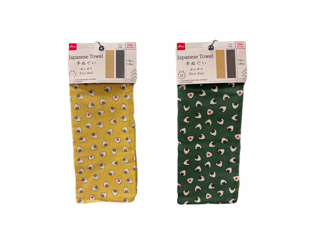 手ぬぐい（おにぎり） ダイソー(DAISO)
