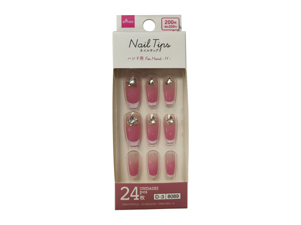 ネイルチップ（２４枚、ハンド用、Ｈ） ダイソー(DAISO)
