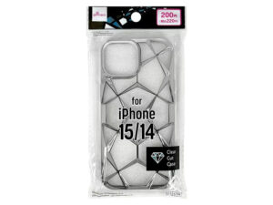 クリアカットケース（アイフォ－ン用、１５＆１４） ダイソー(DAISO)