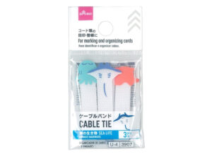 ケーブルバンド（３本、海の生き物） ダイソー(DAISO)