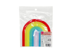 ＰＶＣコースター（レインボー、６色、クリア） ダイソー(DAISO)