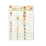 おなまえシール（１６、フラワー） ダイソー(DAISO)