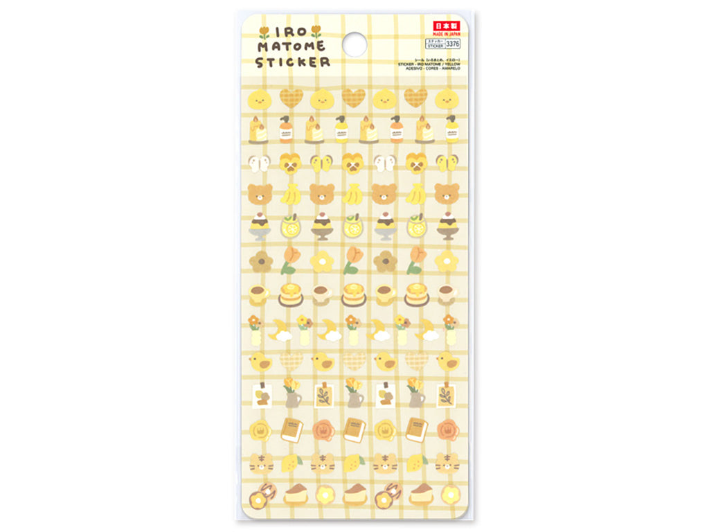 シール（いろまとめ、イエロー） ダイソー(DAISO)