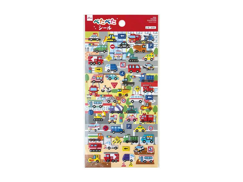 ステッカー７（６、くるま） ダイソー(DAISO)