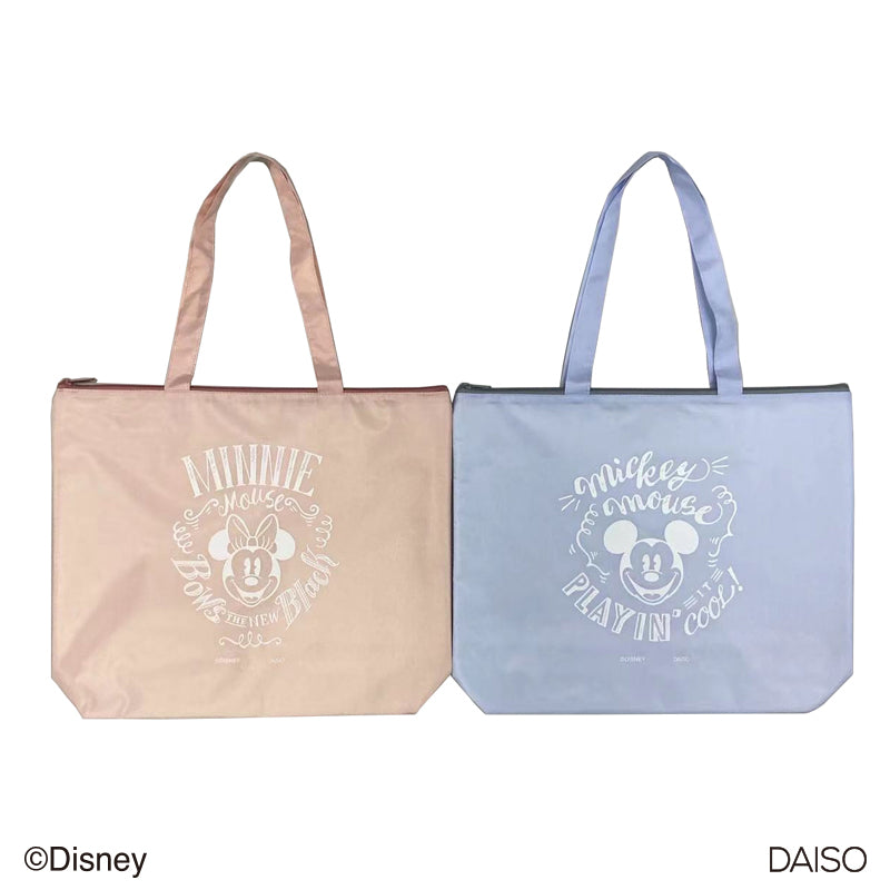 保温保冷トートバッグ、横型（ミッキー／ミニー） ダイソー(DAISO)