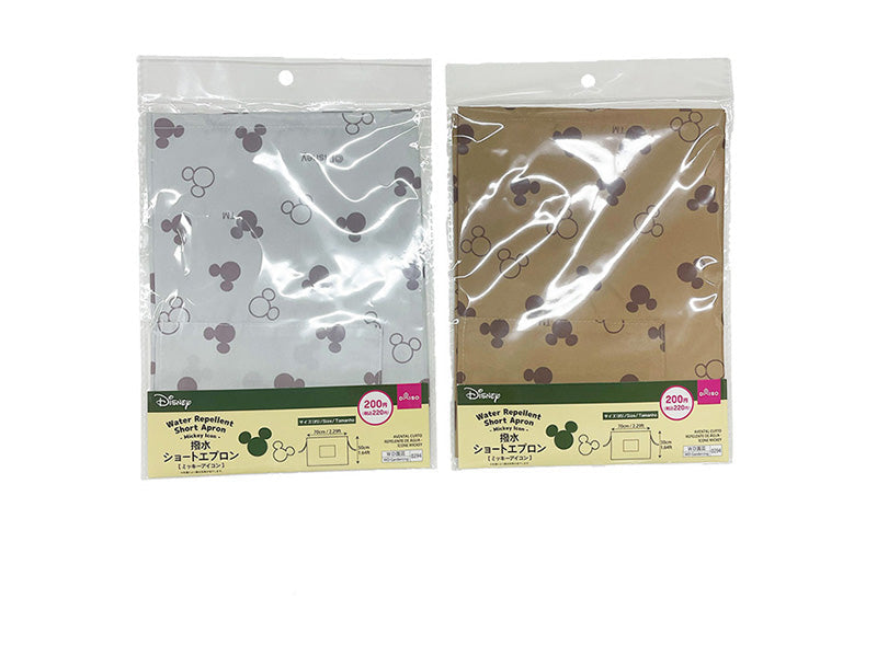 撥水ショートエプロン（ミッキーアイコン） ダイソー(DAISO)