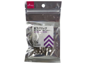 目玉クリップ シルバー ダイソー(DAISO)