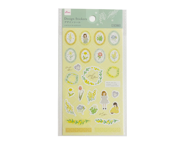 デザインシール（ミモザ） ダイソー(DAISO)